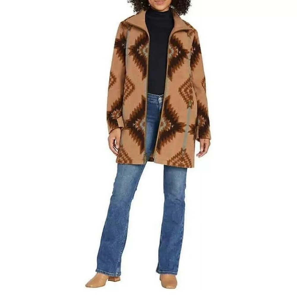 NWT Pendleton Aztec Wool Coat, size L